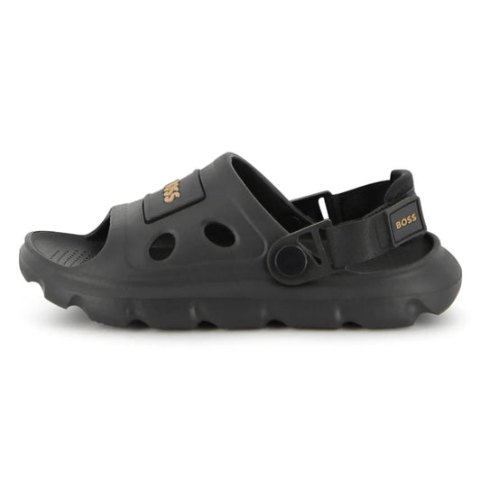 Hugo boss black slingback sandal women fast shipping