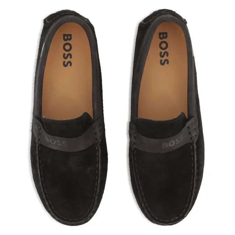 Hugo Boss Black Suede Loafer J52569