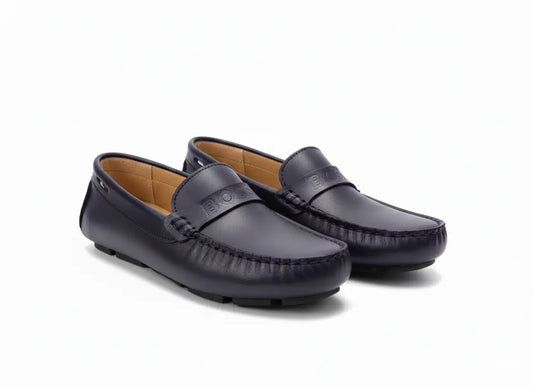 hugo-boss-navy-loafer-loafers casual shoes