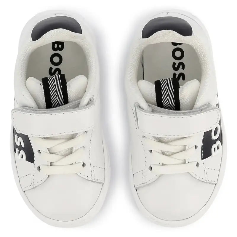 Hugo Boss White Navy Sneaker J52165 - BOYS