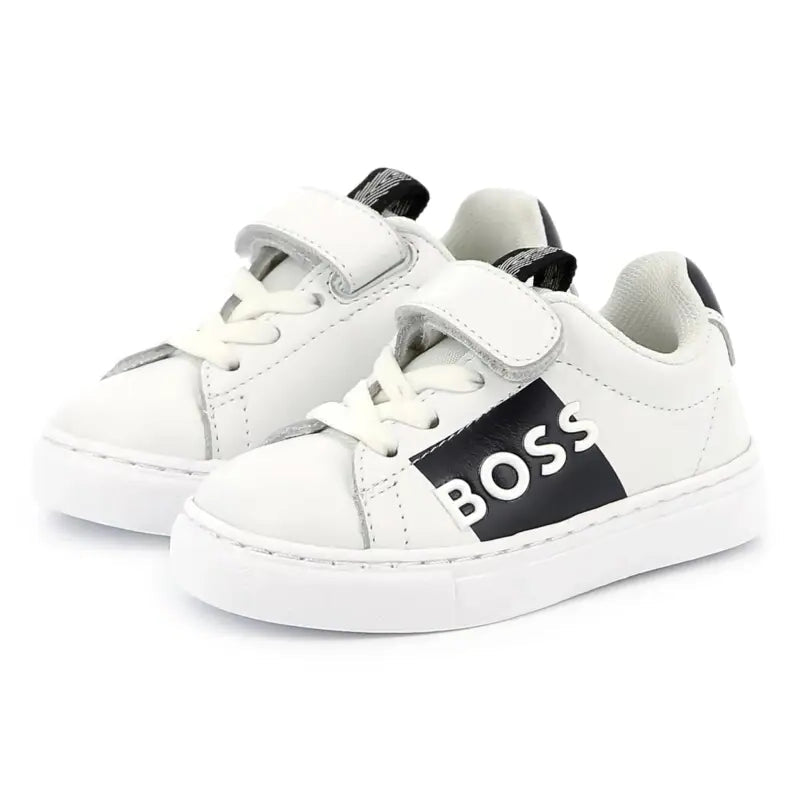 Hugo Boss White Navy Sneaker J52165 - BOYS