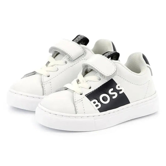 Hugo Boss White Navy Sneaker J52165 - BOYS