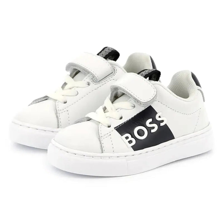 Hugo Boss White Navy Sneaker J52165 - BOYS