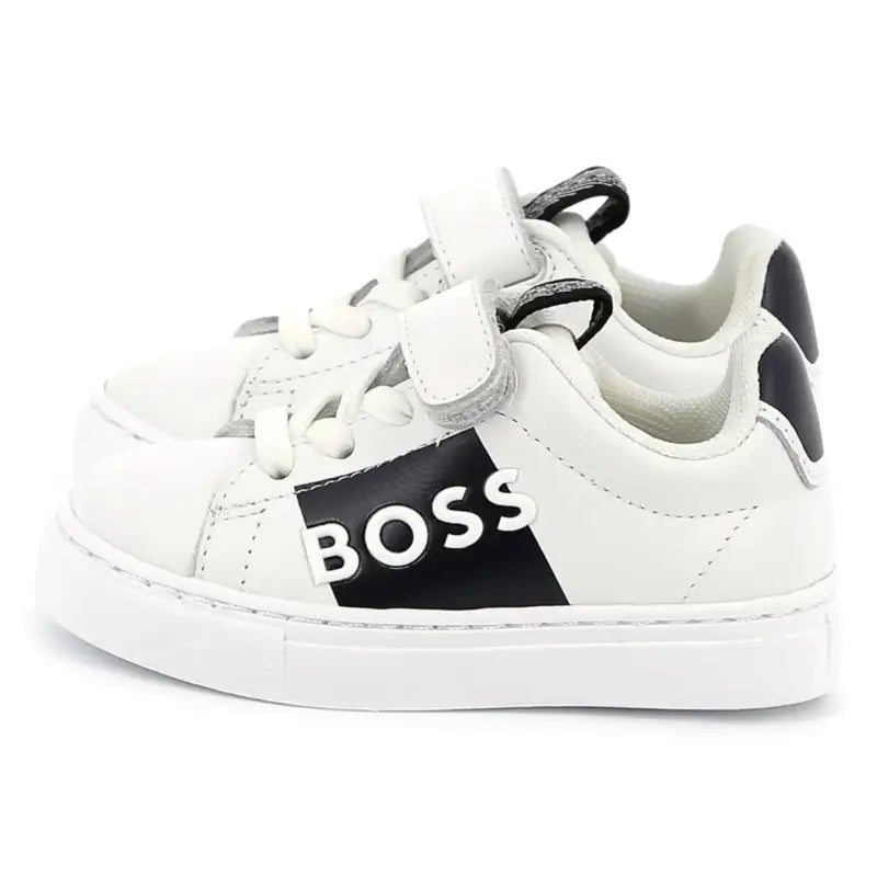Hugo Boss White Navy Sneaker J52165 - BOYS