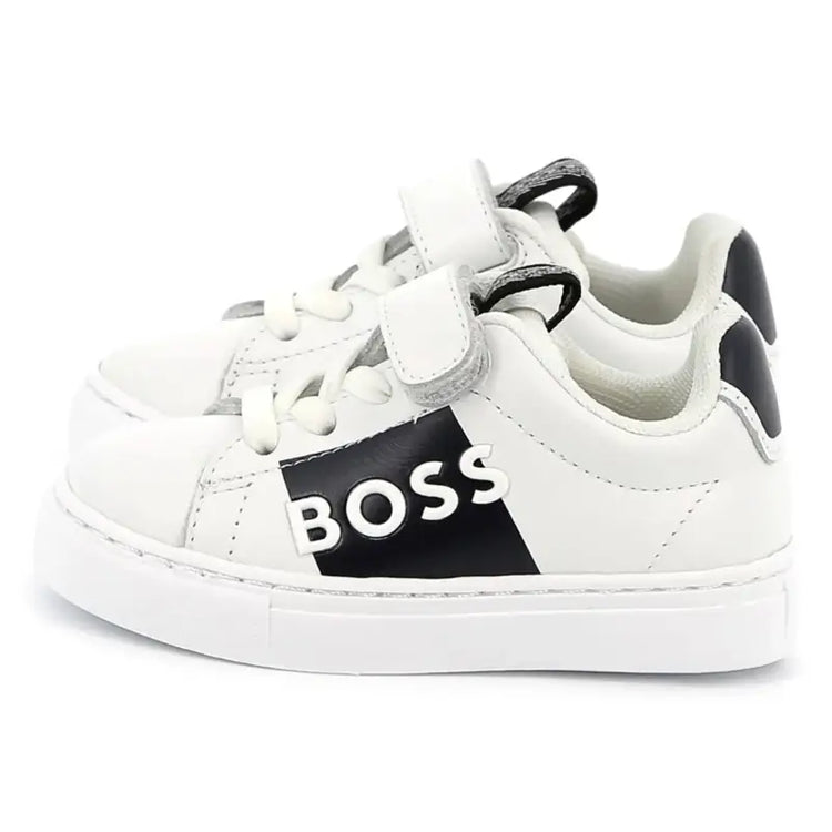 Hugo Boss White Navy Sneaker J52165 - BOYS