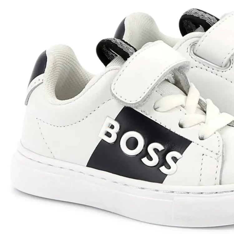 Hugo Boss White Navy Sneaker J52165 - BOYS