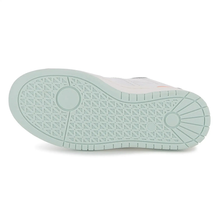 Hugo boss white pink lace sneakers for women fast shipping