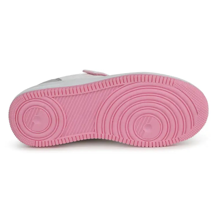 Hugo silver pink velcro sneaker g00103 - girls