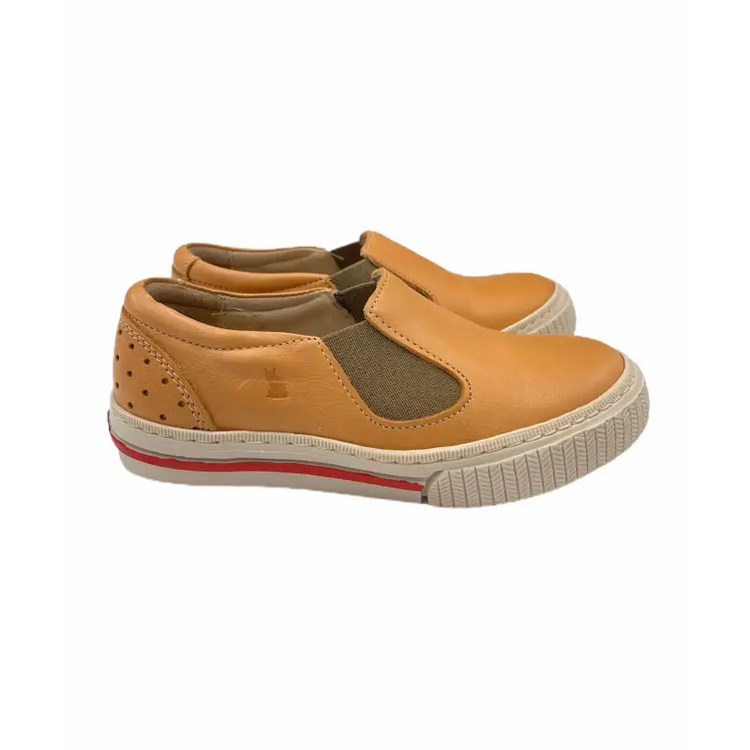 Lindo cognac slip on sneaker 5949 - boys