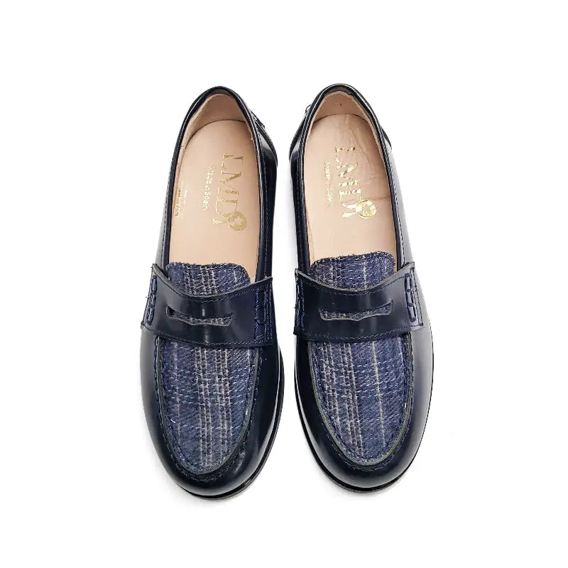 navy blue childrens dress shoes Cloud Cloth High Strides Kids Navy Dress Shoes 2Y