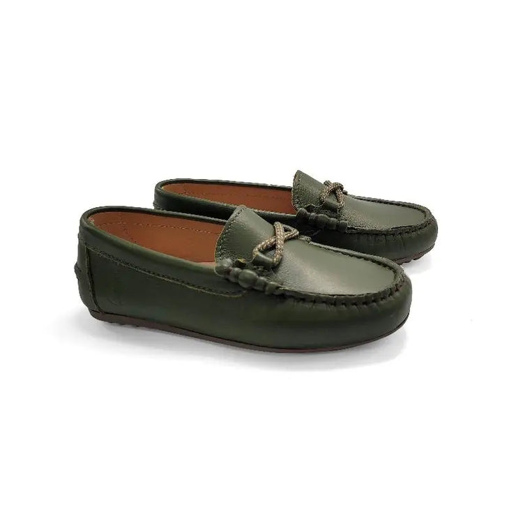 LMDI Deep Jungle Green Rope Loafer - 22 - BOYS