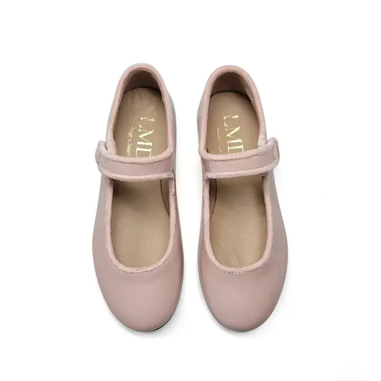 Lmdi iria blush patent velvet piping mary jane - mary jane