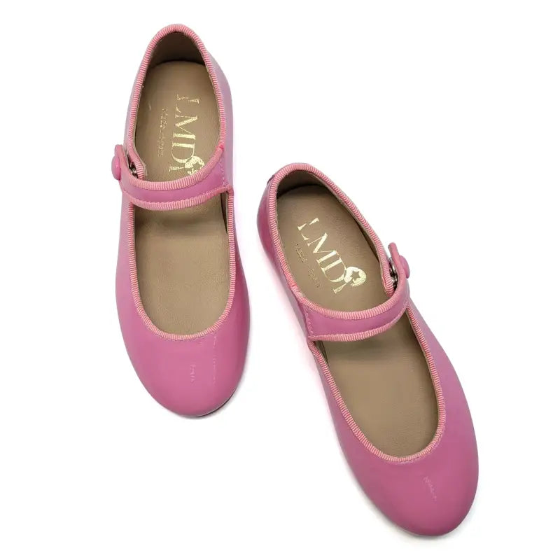 Lmdi Iria Bubblegum Pink Patent Mary Jane - GIRLS