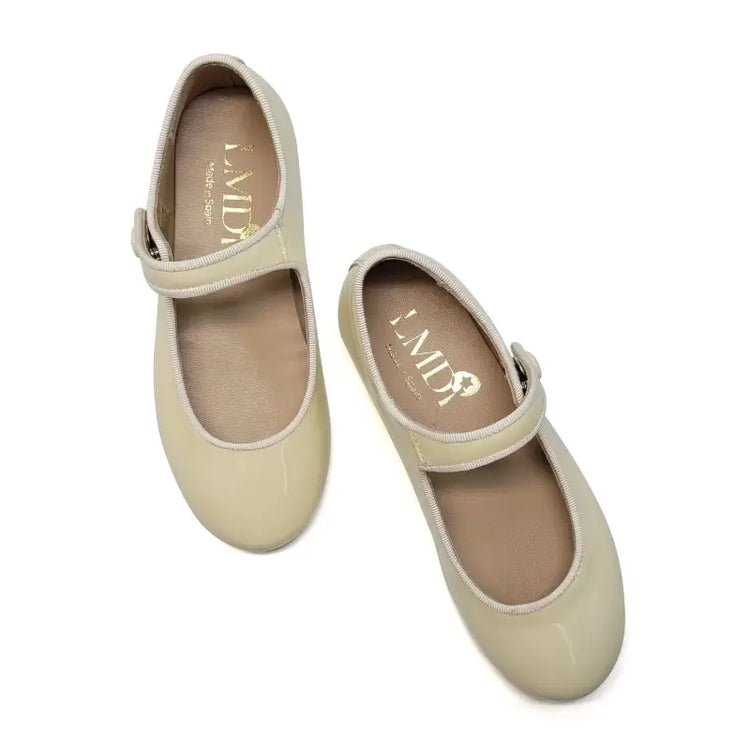 Lmdi Iria Buttery Yellow Patent Mary Jane - GIRLS