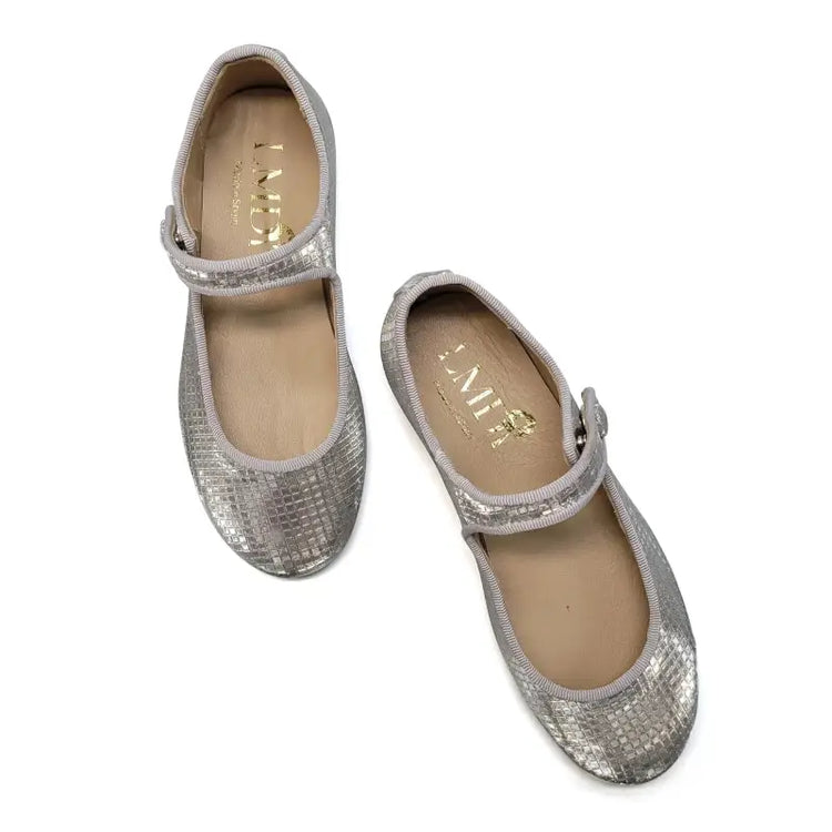 Lmdi Iria Silver Crystal Mary Jane - GIRLS