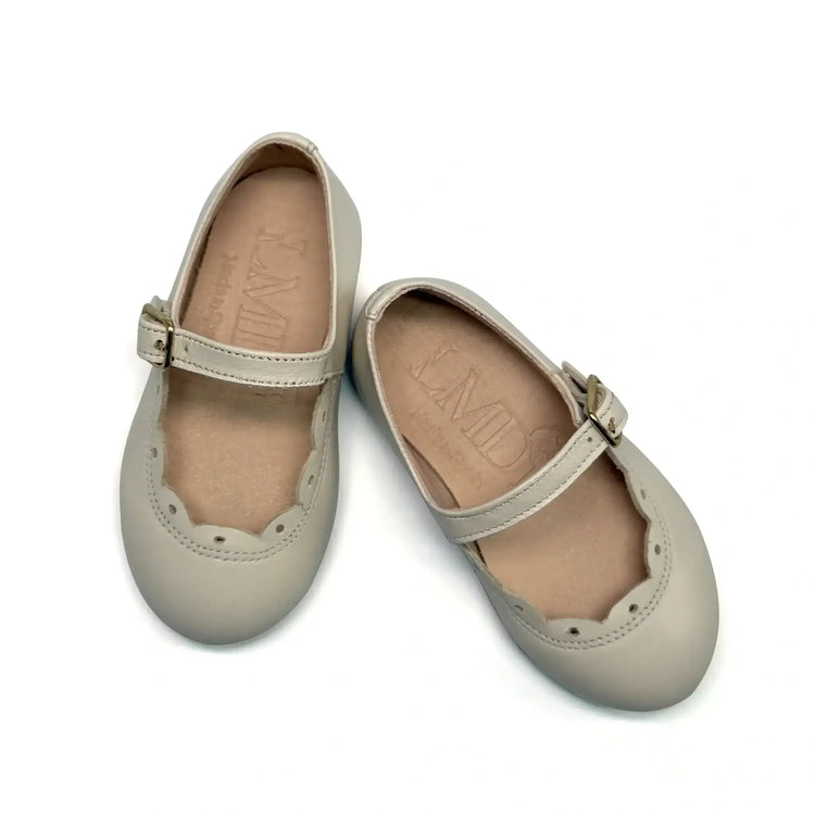Lmdi ivory mary jane leather shoes fast shipping