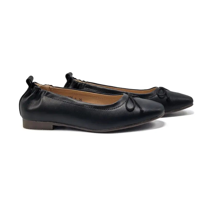 Mamelina black bow ballet flat 036 - ballet flat