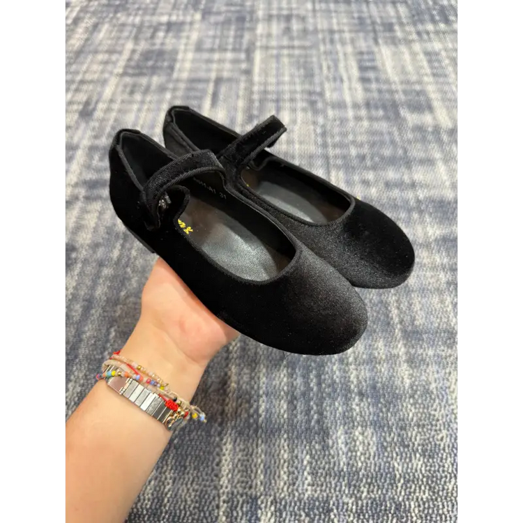 Mamelina black velvet mary jane a011 mary jane