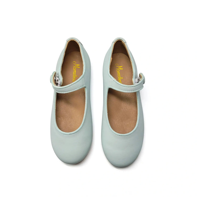 Mamelina blizzard blue mary jane leather shoes fast shipping