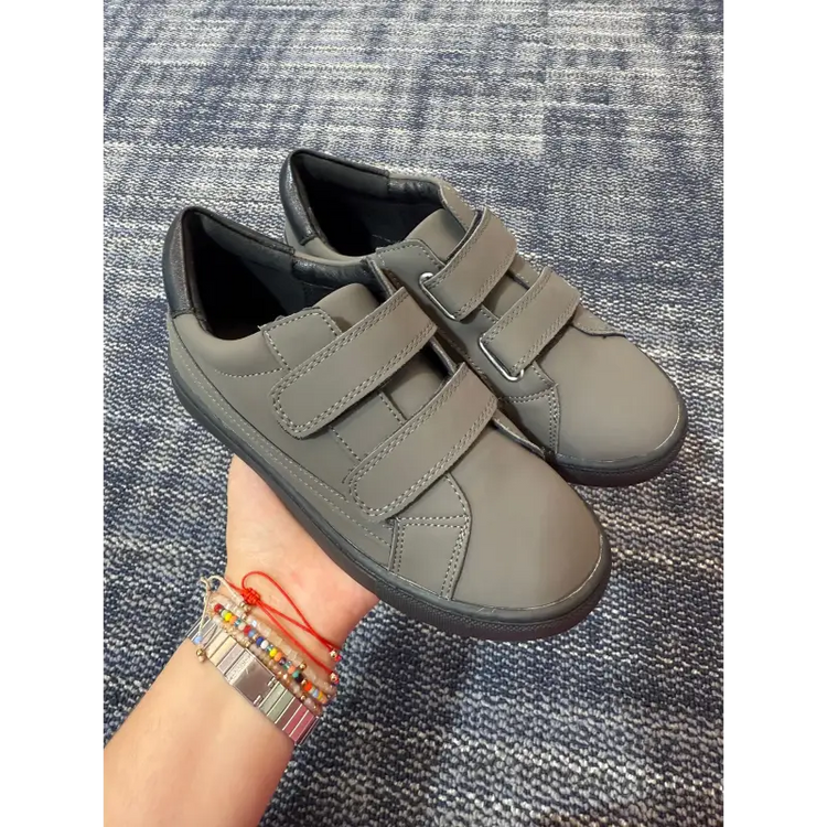 Mamelina dark grey gum velcro sneaker 5236 velcro sneaker