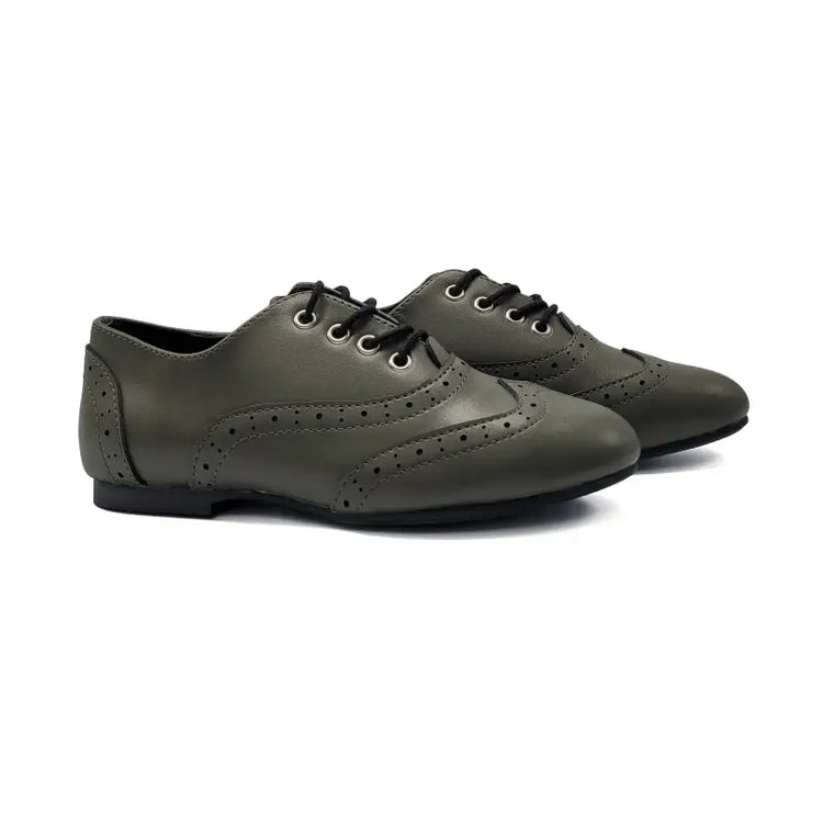 Mamelina hunter green wingtip lace dress shoe 6208 boys lace