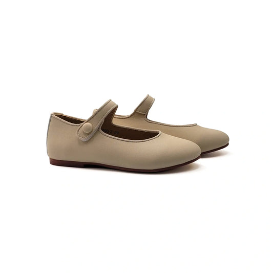 Mamelina ivory leather mary jane shoes fast shipping