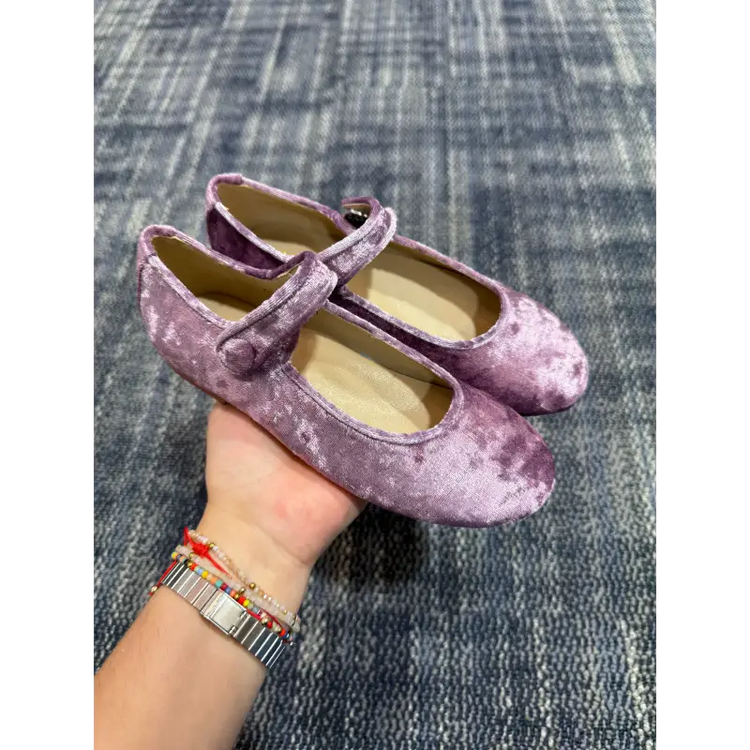 Mamelina lavender velvet mary jane a011 mary jane