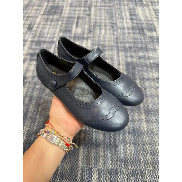 Mamelina midnight blue wingtip mary jane 0918 22 mary jane
