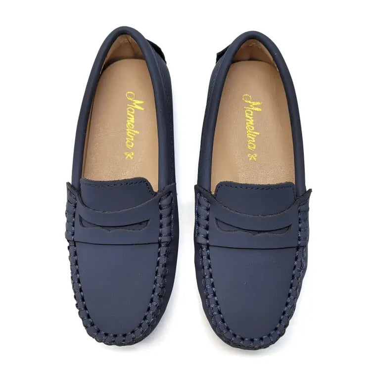 Mamelina Navy Gum Penny Loafer 6202