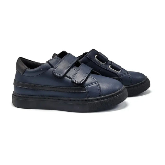 Mamelina Navy Leather Sneaker 5236