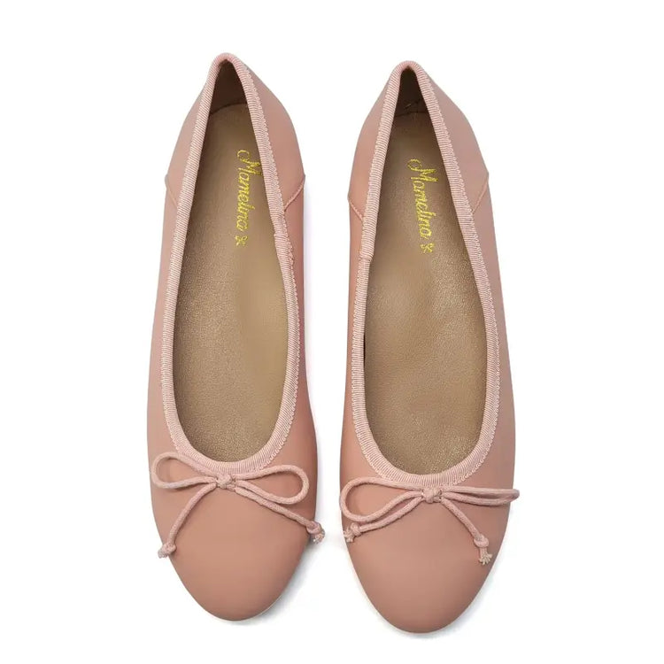 mamelina-nude-pink-bow-ballet-flat-
