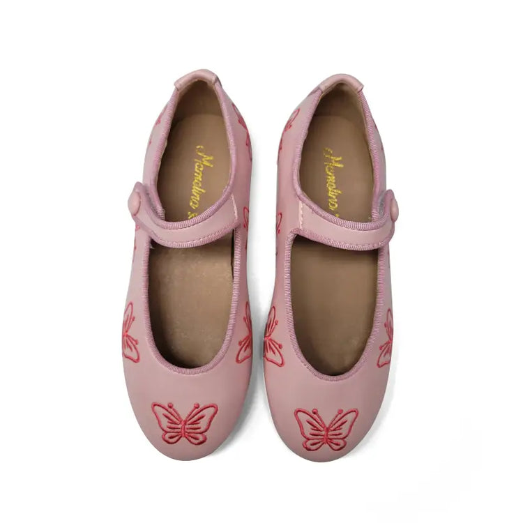 Mamelina pink butterfly mary jane a011 - mary jane