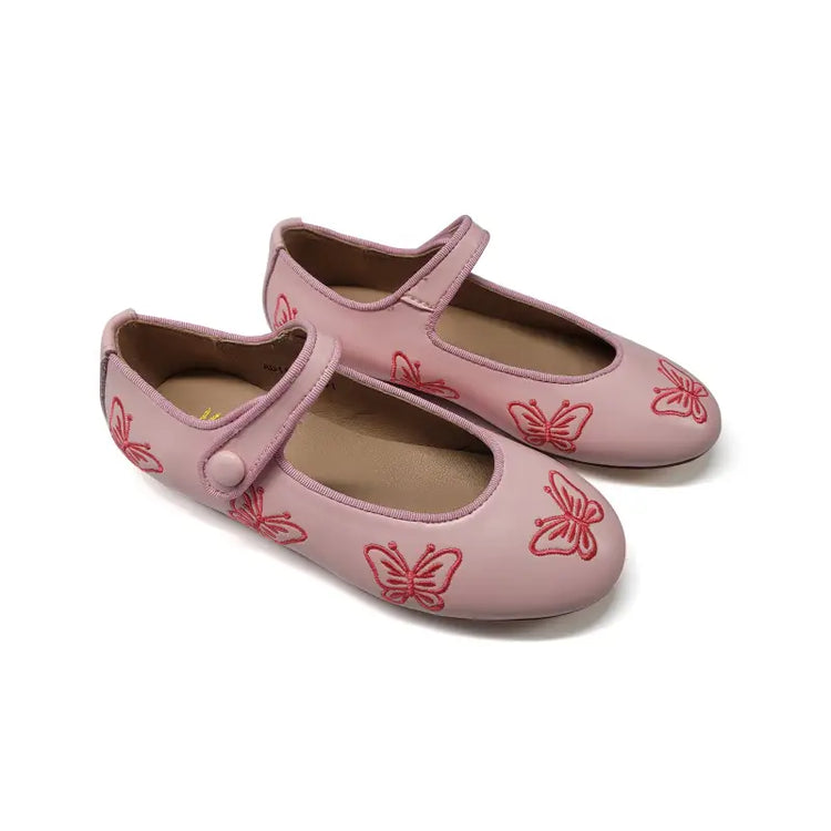 Mamelina pink butterfly mary jane a011 - mary jane