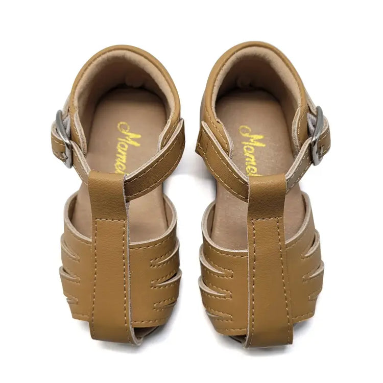 Mamelina tan leather sandal 082 - boys