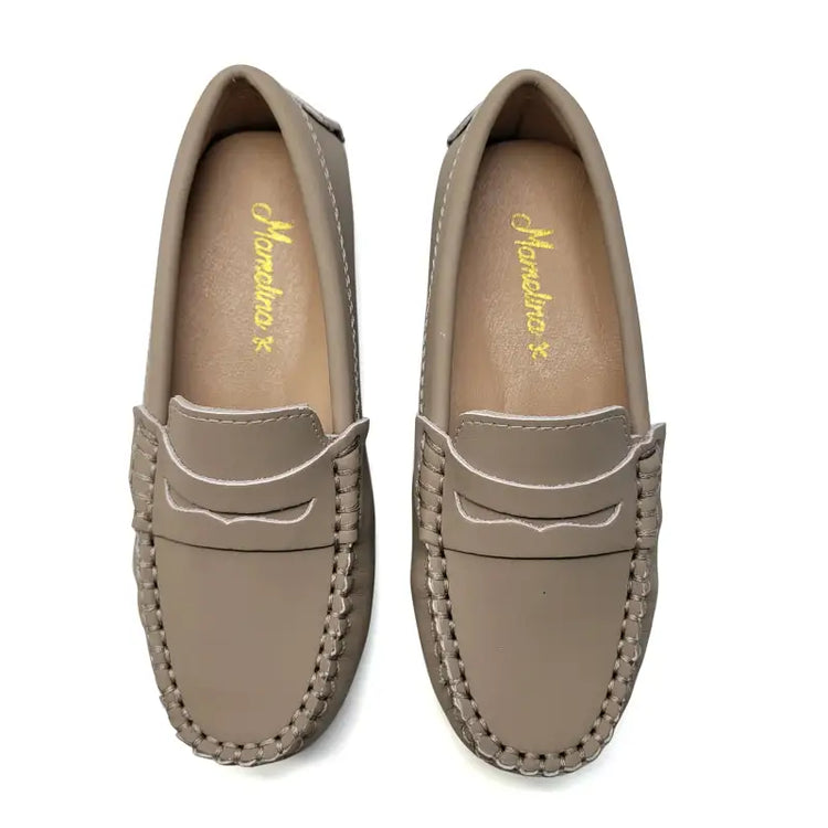 Mamelina Taupe Penny Loafer 6202