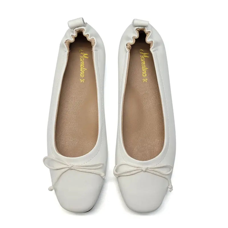 mamelina-white-bow-ballet-flat-