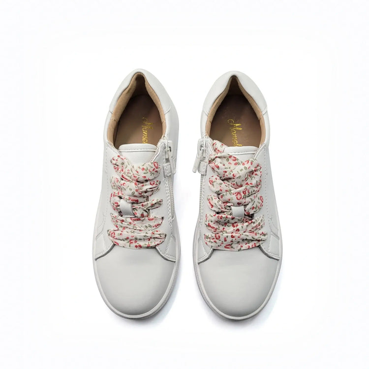 Mamelina white floral lace sneaker women fast shipping