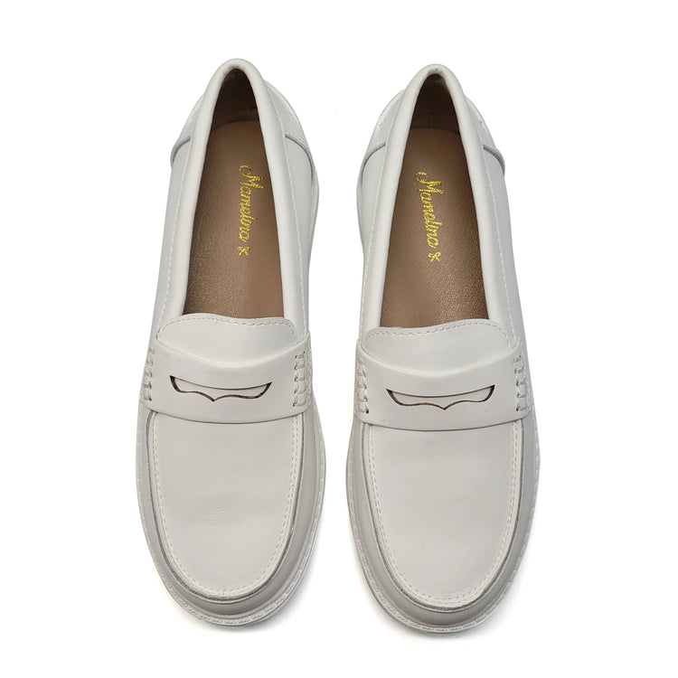 mamelina-white-silk-chunky-loafer-