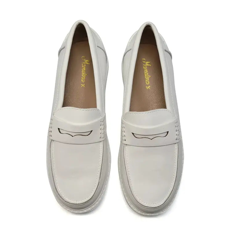 mamelina-white-silk-chunky-loafer-