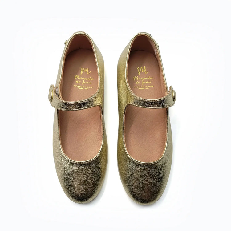 Manuela de juan guity platinum gold mary jane fast shipping