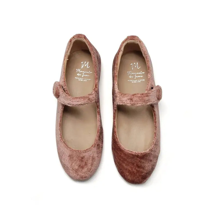 Manuela de juan pink rouge velvet mary jane s2970