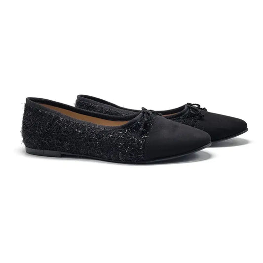 Maria catalan black confetti ballet flat 700719
