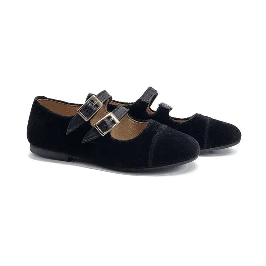 maria-catalan-black-velvet-buckle-shoes-girls