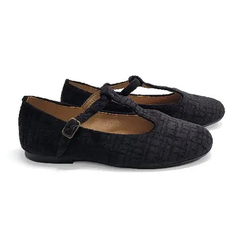 Maria Catalan Blackstone Velvet T-Strap Mary Jane 700702 - 22 - GIRLS