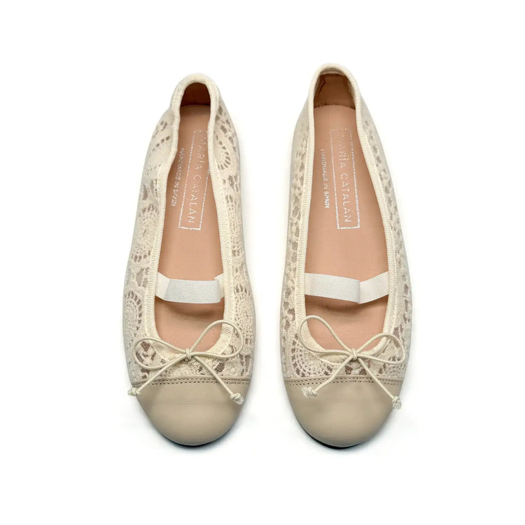 Maria catalan lace mary jane flats spain fast shipping