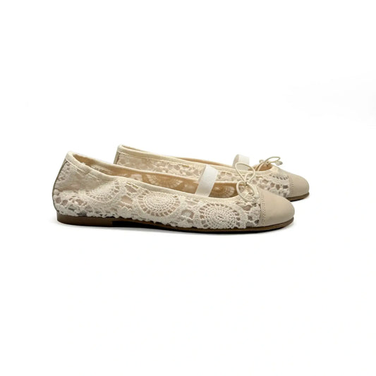 Maria catalan lace mary jane flats spain fast shipping