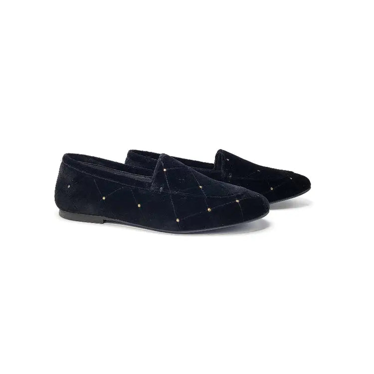 maria-catalan-smoking-black-velvet-gold-slipon-girls