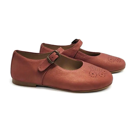 Maria Catalan Vintage Rust Imprint Mary Jane 715601 - 31 - GIRLS