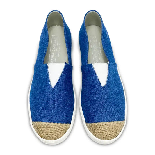 Maria catlan denim platform slip on 500905 - girls