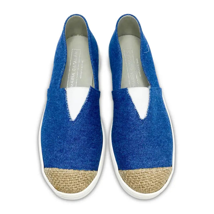 Maria catlan denim platform slip on 500905 - girls